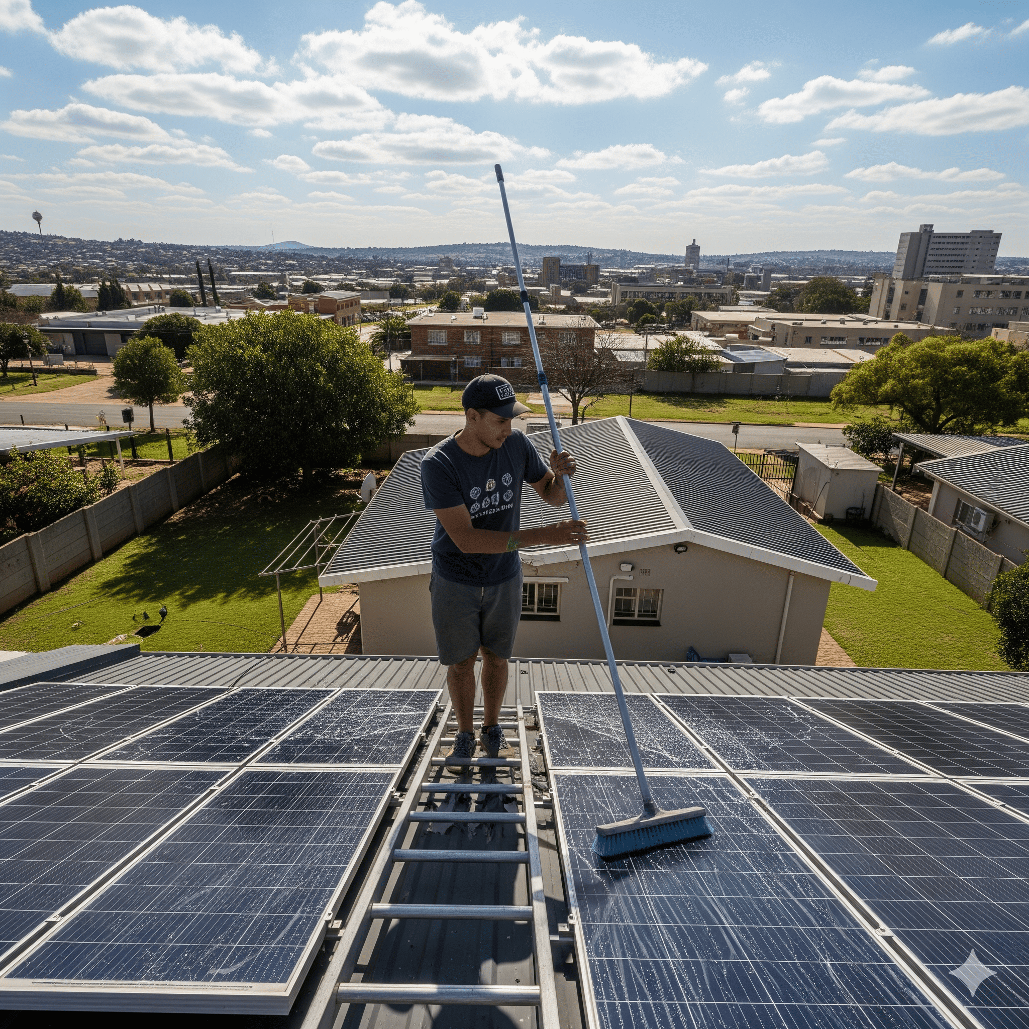 Residential Solar Panel Cleaning Bloemfontein