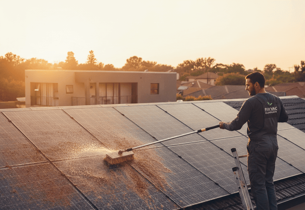 Solar Panel Cleaning Pentagon Park 2